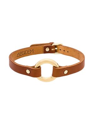 Absidem ring choker necklace - Brown