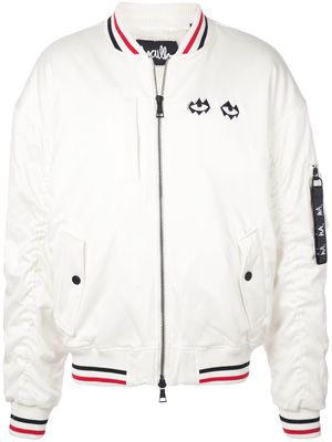 Haculla embroidered bomber jacket - White