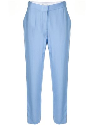 Rosetta Getty cropped tapered trousers - Blue