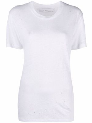 IRO round neck short-sleeved T-shirt - White