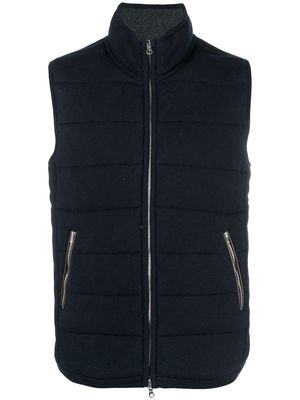 N.Peal The Mall quilted gilet - Blue