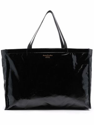 Acne Studios oilcloth tote bag - Black