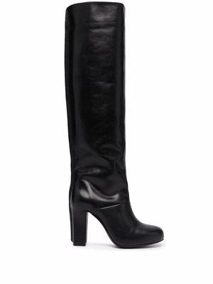 Lemaire knee-length boots - Black