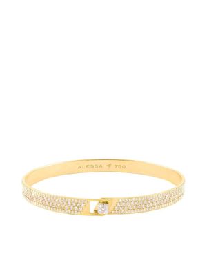 Alessa 18kt yellow gold diamond pavé Spectrum bracelet