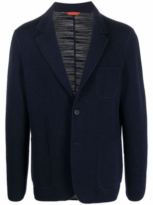 Missoni fitted single-breasted blazer - Blue