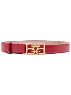 Bally B-Chain 25mm leather belt - Red