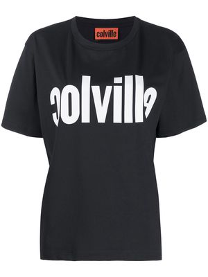colville logo-print cotton T-shirt - Black