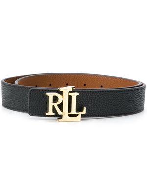 Lauren Ralph Lauren reversible logo belt - Black