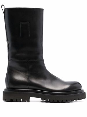 Officine Creative Wisal pull-on leather boots - Black