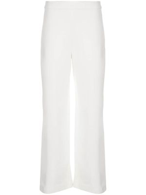 Rosetta Getty pull on cropped straight trousers - White