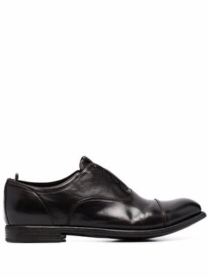 Officine Creative leather slip-on brogues - Brown