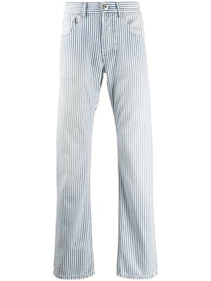 LANVIN striped jeans - Blue