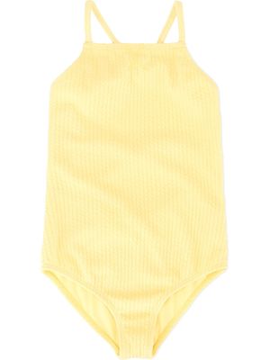 Duskii Girl Amelie crisscross swimsuit - Yellow
