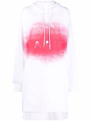 Marni oversize hoodie-dress - White