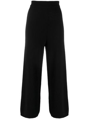 Opening Ceremony knitted flared high-waisted trousers - Black