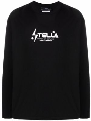 Stella McCartney Restoring The Balance long-sleeve T-shirt - Black