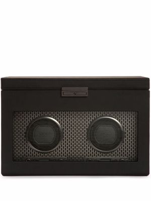WOLF AXIS double watch winder - Black