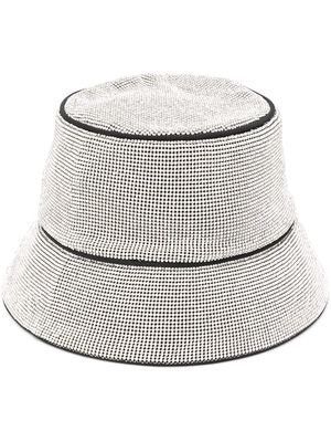 Kara embroidered bucket hat - Silver