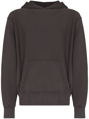 Les Tien cropped cotton hoodie - Black