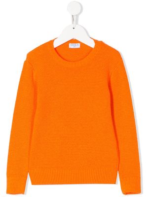 Siola knitted crew-neck jumper - Orange