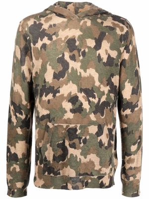 Zadig&Voltaire Clay camouflage-print hoodie - Neutrals