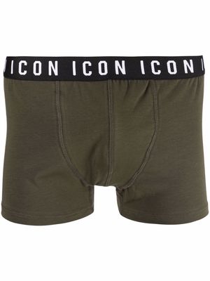 Dsquared2 logo waist boxers - Green