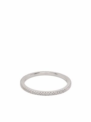 Djula 18kt white gold engagement diamond ring - Silver
