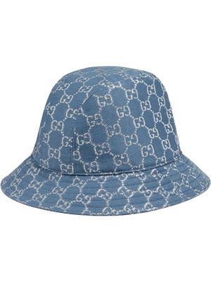 Gucci GG lamé bucket hat - Blue