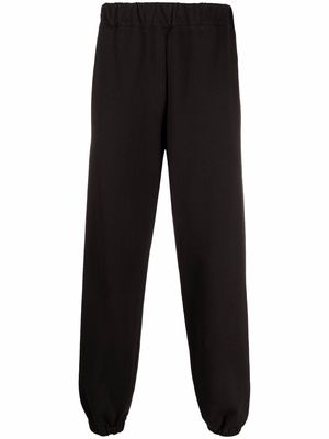 There Was One fleece texture trackpants - Black