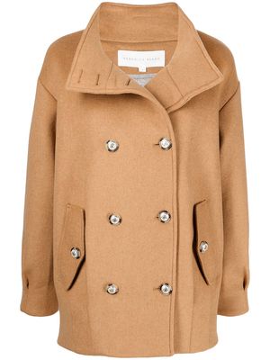 Veronica Beard Cassie double-breasted coat - Brown