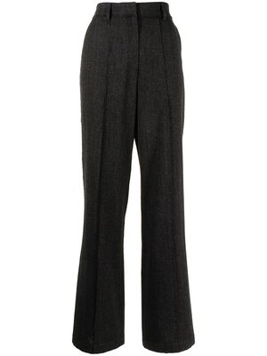 Goen.J high waisted tailored trousers - Grey