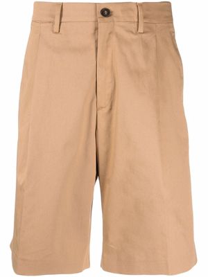 Golden Goose pressed-crease cotton chino shorts - Neutrals