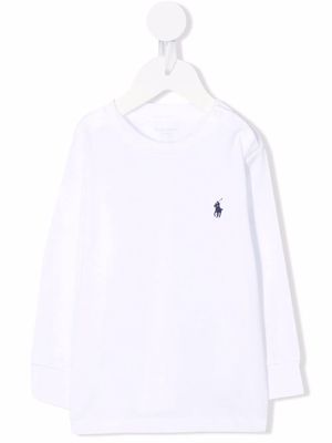 Ralph Lauren Kids embroidered-pony T-shirt - White