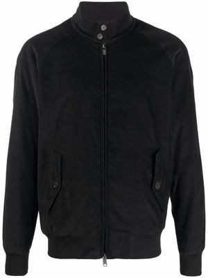 Baracuta zip-up cotton bomber jacket - Black