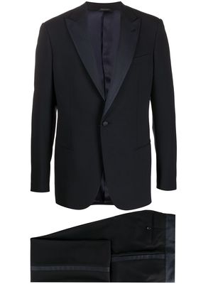 Giorgio Armani two-piece virgin wool suit - Blue
