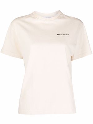 Axel Arigato logo-print cotton T-Shirt - Neutrals