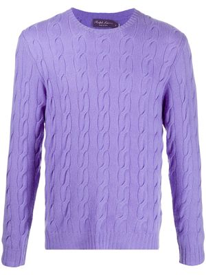 Ralph Lauren Purple Label cable-knit cashmere jumper