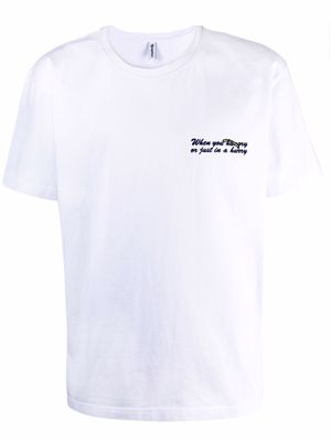 Reception Food For Thought cotton T-shirt - White