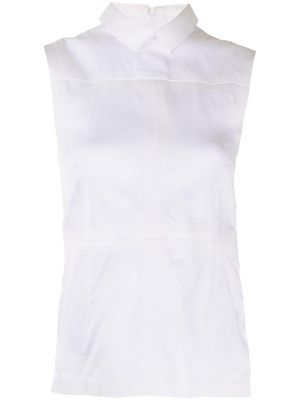 Céline Pre-Owned pre-owned patchwork sleeveless top - White
