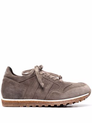 Alberto Fasciani low-top leather sneakers - Brown