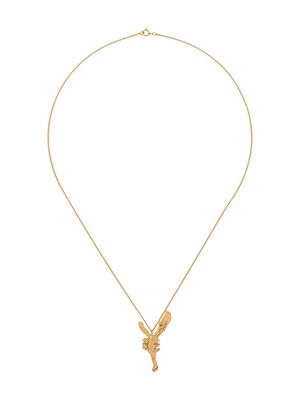 LOVENESS LEE goat Chinese zodiac necklace - Gold