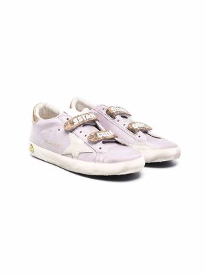 Golden Goose Kids Old School touch-strap sneakers - Pink