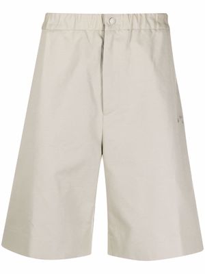 Off-White elasticated Bermuda shorts - Neutrals