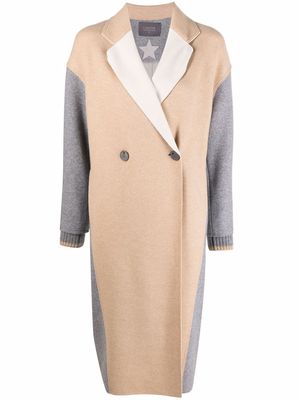 Lorena Antoniazzi virgin wool-blend double-breasted coat - Neutrals