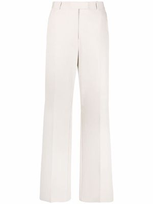 There Was One high-waisted straight-leg trousers - Neutrals