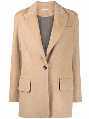 12 STOREEZ single-breasted wool blazer - Neutrals
