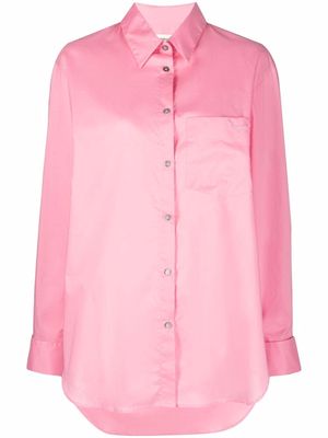 Zadig&Voltaire Morning classic-collar poplin shirt - Pink