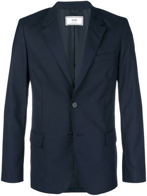 AMI Paris Lined Two Buttons Jacket - Blue