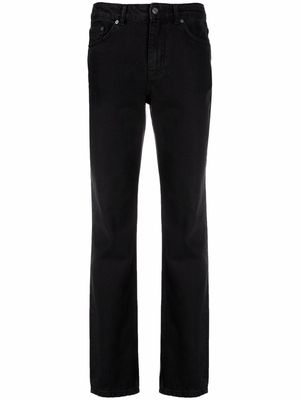 12 STOREEZ slim-fit mid-rise jeans - Black