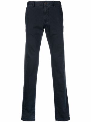 Incotex straight-leg chino trousers - Blue